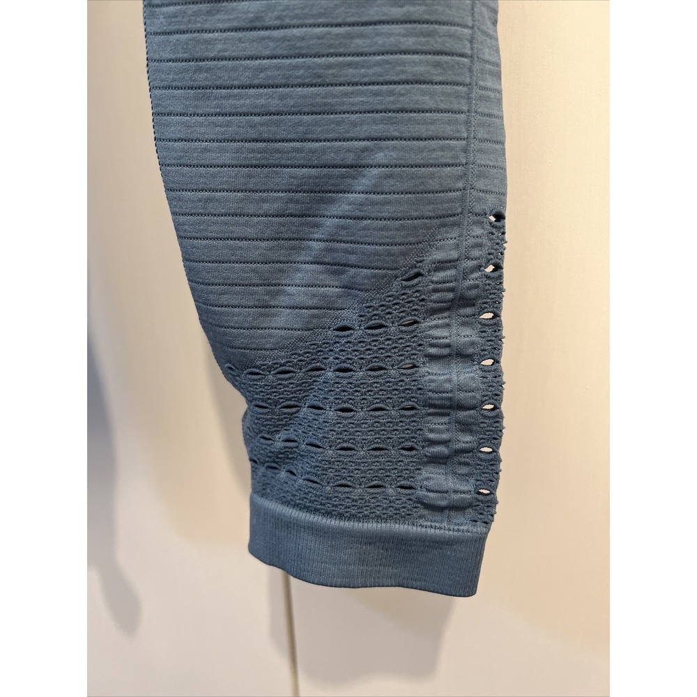 Gymshark‎ Energy Seamless Leggings BLUE Holes/Perforated Sz XS Extra Small - Picture 4 of 8